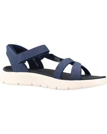 SKECHERS SANDALIAS 141481-NVY EN AZUL PARA MUJER