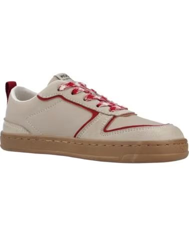 KOOPS ZAPATILLAS MODELO 172494 EN BEIGE Y ROJO