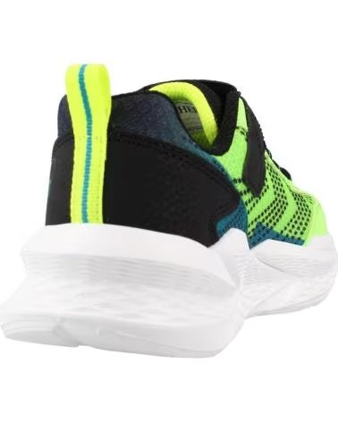 SKECHERS ZAPATILLAS METEOR-LIGHTS 2 0 EN MULTICOLOR PARA NINOS UNISEX LIME TEXTILE - SYNTHETIC - BLACK BLUE TRIM