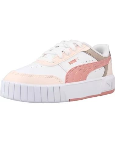 PUMA TÊNIS PARA MENINAS MODELO 40374705 COR BRANCO ROSA WHTPNK