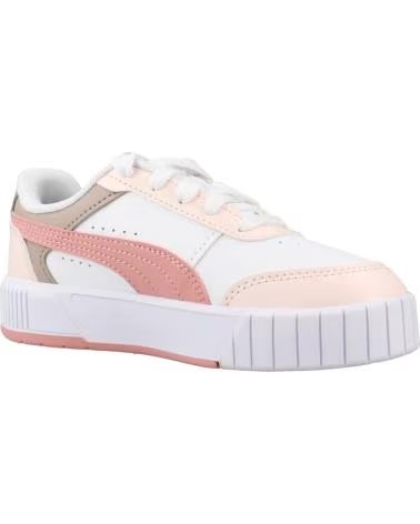 PUMA TÊNIS PARA MENINAS MODELO 40374705 COR BRANCO ROSA WHTPNK