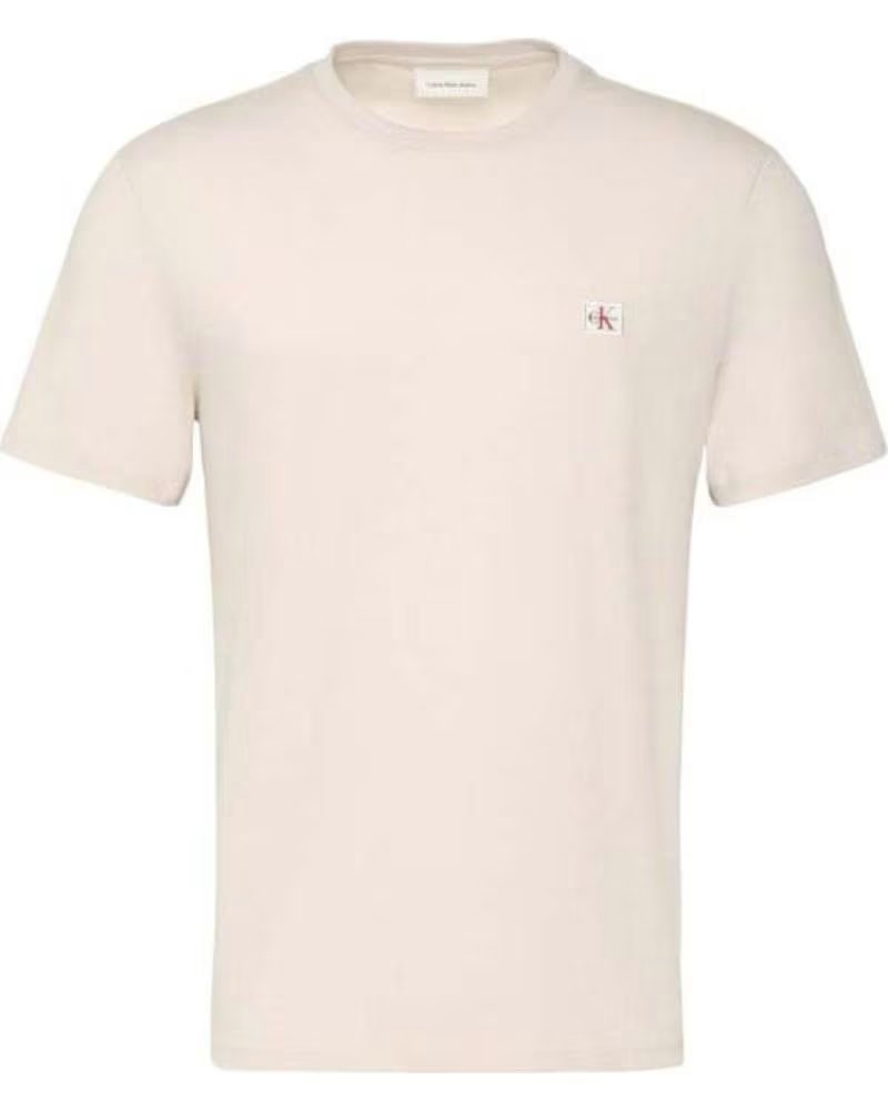 CALVIN KLEIN CAMISETA DE MANGA CORTA JEANS 070303200017 EN PARA HOMBRE OATMEAL