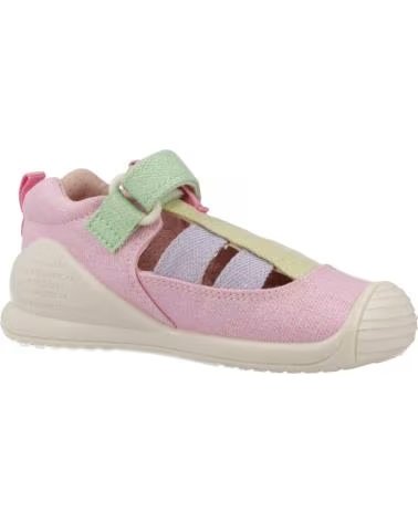 BIOMECANICS SANDALIAS NINA MODELO 262179B COLOR ROSA FUCSIA