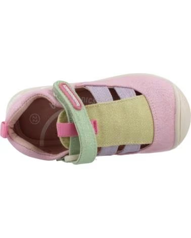BIOMECANICS SANDALIAS NINA MODELO 262179B COLOR ROSA FUCSIA