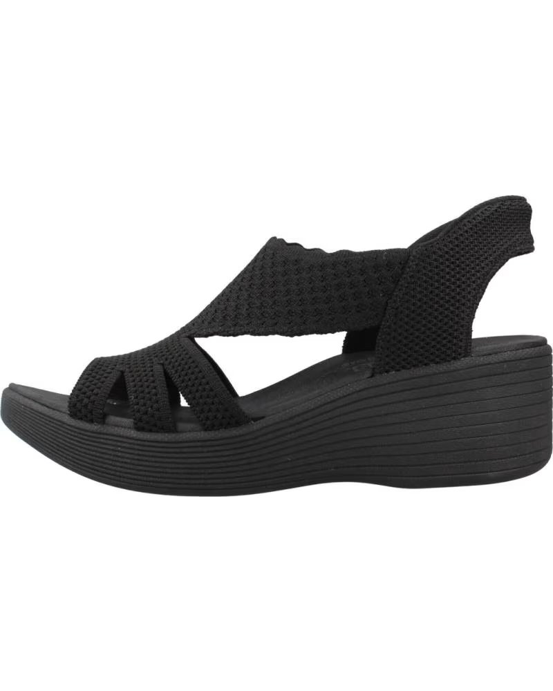 SKECHERS SANDALIAS 098-372631 EN NEGRO PARA MUJER BBK