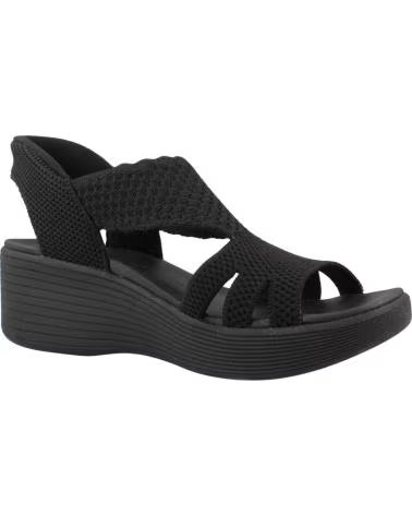 SKECHERS SANDALIAS 098-372631 EN NEGRO PARA MUJER BBK