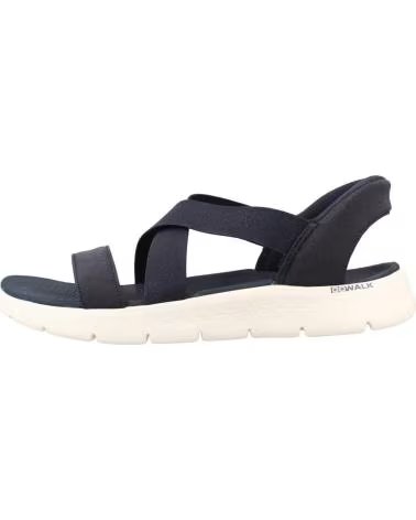 SKECHERS SANDALIAS 141489-NVY EN NEGRO PARA UNISEX MUJER