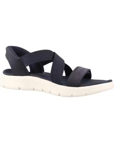 SKECHERS SANDALIAS 141489-NVY EN NEGRO PARA UNISEX MUJER