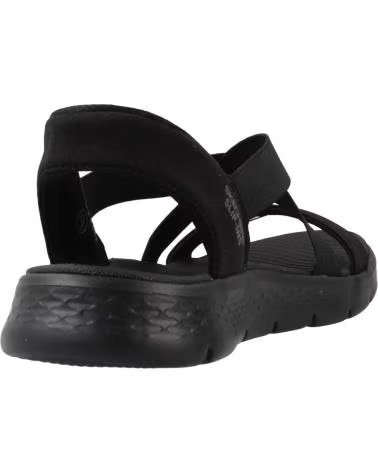 SKECHERS SANDALIAS 141489-BBK EN NEGRO PARA UNISEX MUJER