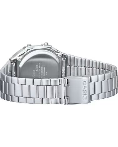 CASIO OROLOGIO A168WA-1WDF DIGITALE ACCIAIO INOSSIDABILE GRIS