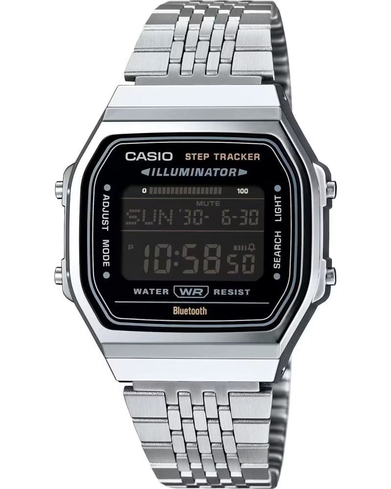 CASIO OROLOGIO ABL-100WE-1B DIGITALE CON BLUETOOTH E STEP TRACKER GRIGIO GRIS