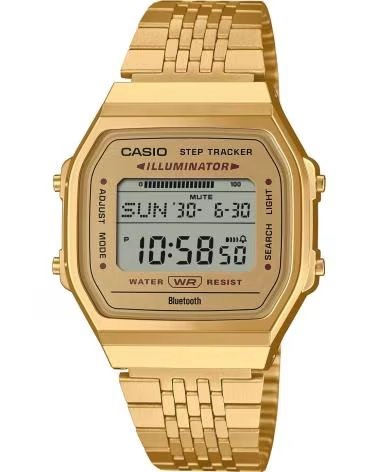 CASIO OROLOGIO ABL-100WEG-9A DIGITALE CON BLUETOOTH E CONTA PASSI DORATO DORADO