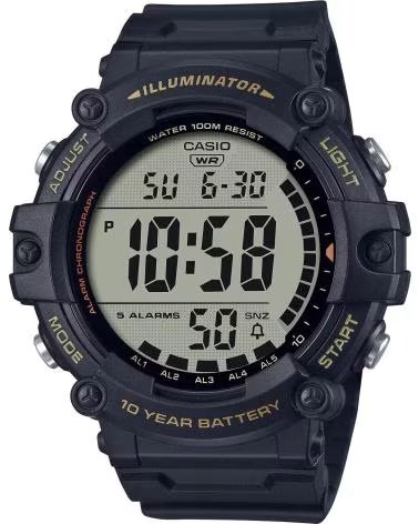 CASIO AE-1500WHX-1A DIGITAL WATCH WITH 10-YEAR BATTERY NEGRO