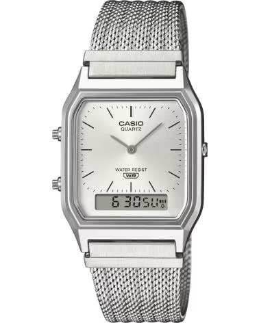 CASIO Reloj Aq-230M-7Aef en plateado para unisex MULTICOLOR