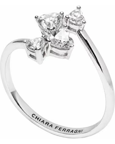 ANILLO CHIARA FERRAGNI J19AXD28018 DE ACERO INOXIDABLE CON CRISTALES