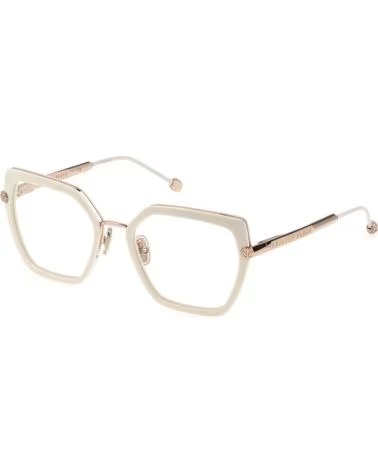 PHILIPP PLEIN GAFAS GRADUADAS VPP036S548FCY CREMA Y ORO ROSA