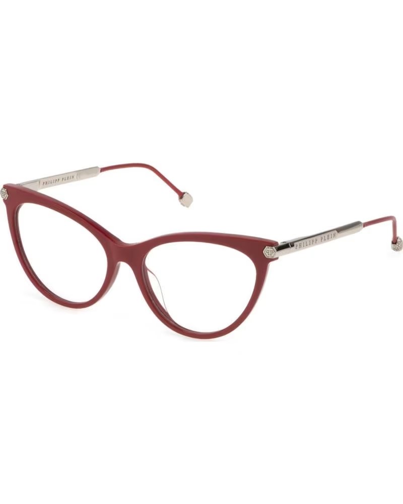 PHILIPP PLEIN SONNENBRILLE VPP037S5402GH CAT-EYE-STIL ROT