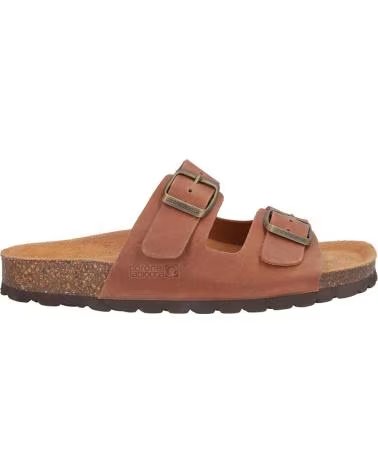 CORONEL TAPIOCCA SANDÁLIAS CT452-17 EM PELE COR CAMEL PIEL CAMELPIEL