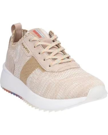 KANGAROOS SNEAKERS SPORTIVE K057-7 DA DONNA IN TESSUTO BEIGE TEXTIL BEIGETEXTIL