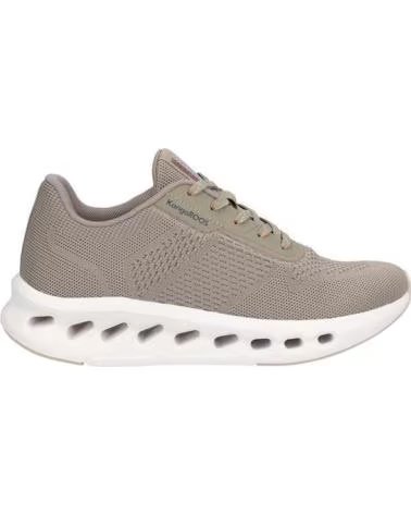KANGAROOS SAPATILHAS DESPORTIVAS K056-6 EM TECIDO TÉCNICO CÁQUI TEXTIL KAKITEXTIL KAKI