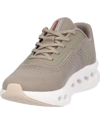 KANGAROOS SAPATILHAS DESPORTIVAS K056-6 EM TECIDO TÉCNICO CÁQUI TEXTIL KAKITEXTIL KAKI