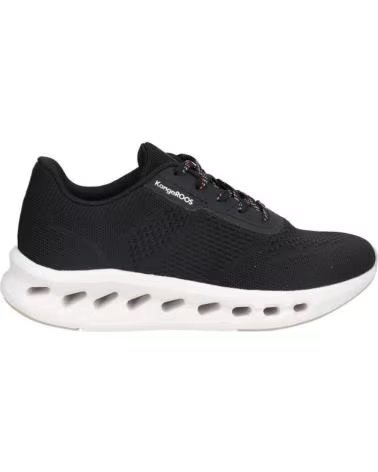 KANGAROOS SCARPE SPORTIVE DA DONNA K056-1 IN TESSUTO TECNICO NERO TEXTIL NEGROTEXTIL NEGRO