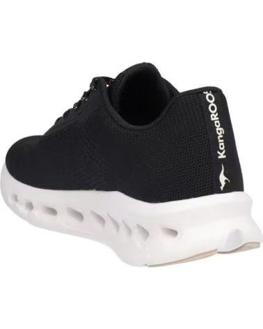 KANGAROOS SCARPE SPORTIVE DA DONNA K056-1 IN TESSUTO TECNICO NERO TEXTIL NEGROTEXTIL NEGRO