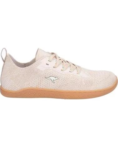 KANGAROOS DAMEN SPORTSCHUHE K047-7 TEXTIL BEIGE BEIGETEXTIL