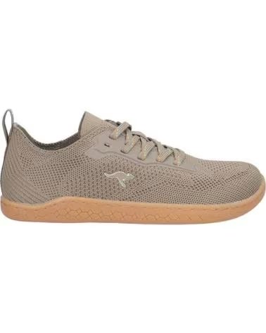 KANGAROOS TÉNIS K047-6 EM TECIDO TEXTIL KAKITEXTIL KAKI