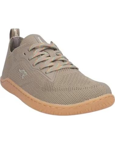 KANGAROOS TÉNIS K047-6 EM TECIDO TEXTIL KAKITEXTIL KAKI