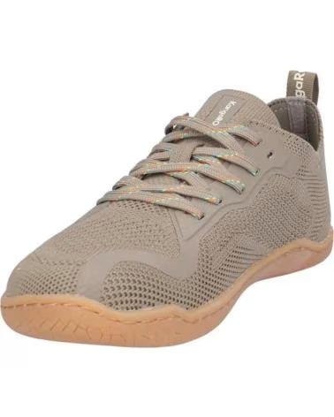 KANGAROOS TÉNIS K047-6 EM TECIDO TEXTIL KAKITEXTIL KAKI