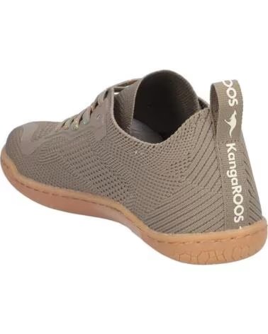 KANGAROOS TÉNIS K047-6 EM TECIDO TEXTIL KAKITEXTIL KAKI
