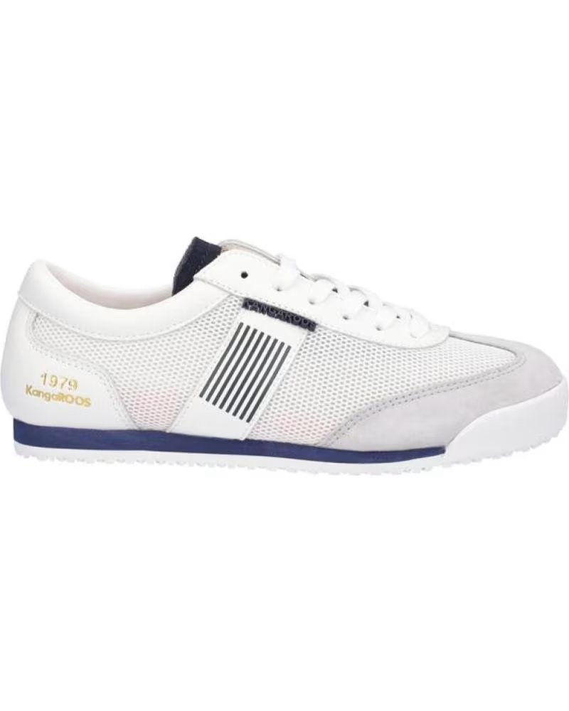 KANGAROOS DAMEN-SNEAKER K041-2 WEISS LEDER UND TEXTIL PIEL-TEXIL BLCOPIEL-TEXIL BLCO