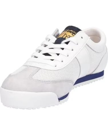 KANGAROOS DAMEN-SNEAKER K041-2 WEISS LEDER UND TEXTIL PIEL-TEXIL BLCOPIEL-TEXIL BLCO