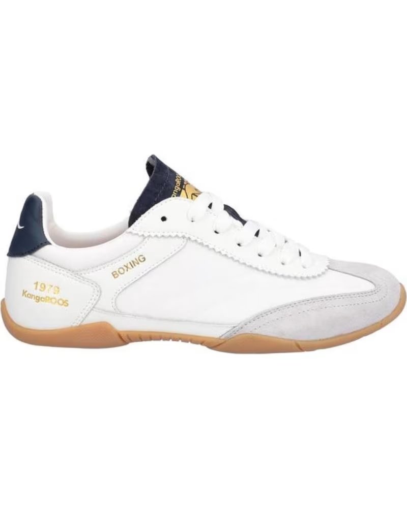 KANGAROOS K039-2 DAMEN-SPORTSCHUHE IN WEISS, GRAU UND MARINEBLAU COMB BLCO-GRIS-MARINOCOMB BLCO-GRIS-MARI