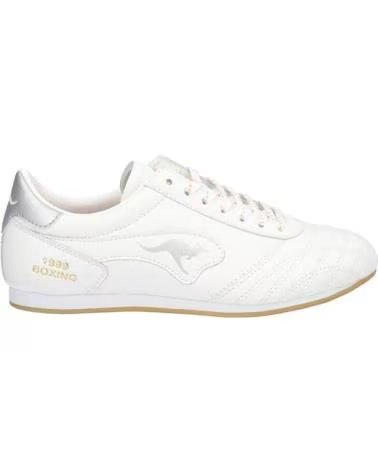 KANGAROOS SCARPE SPORTIVE DONNA K035-19 BLANCO-GRIS PERLABLANCO-GRIS PERLA