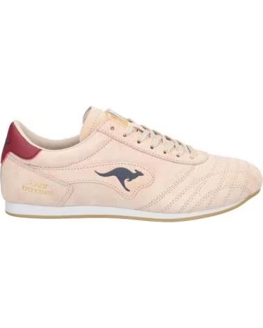 KANGAROOS K035-15 SNEAKER NUDE UND AUBERGINENFARBEN SJ NUDE-BERENJENASJ NUDE-BERENJENA