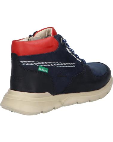 Botines de Niña y Niño KICKERS 878881-30 KICKADVENTUR CUIR COW DISTRESS 103 MARINE ORANGE