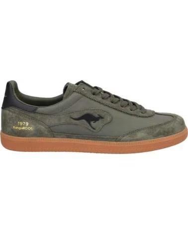 KANGAROOS DEPORTIVA KAKI-NEGRO VERDE