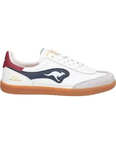 KANGAROOS DEPORTIVAS DE HOMBRE K005-25 BLCO-NEGRO-BURDEOSBLCO-NEGRO-BURDEOS