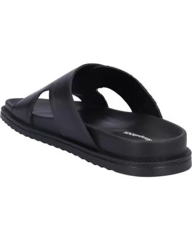 KANGAROOS SANDALIAS DE HOMBRE 1023-1 PIEL NEGROPIEL NEGRO