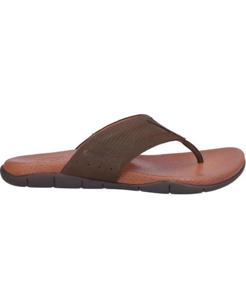 KANGAROOS SANDALIAS DE HOMBRE 1014-8 PIEL MARRONPIEL MARRON