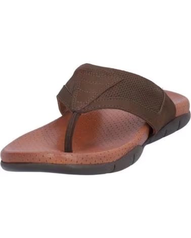 KANGAROOS SANDALIAS DE HOMBRE 1014-8 PIEL MARRONPIEL MARRON