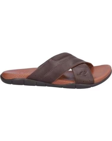 KANGAROOS SANDALIAS DE HOMBRE 1010-8 PIEL MARRONPIEL MARRON