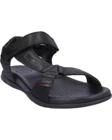 KANGAROOS SANDALIAS DE HOMBRE 1003-1 PIEL NEGROPIEL NEGRO