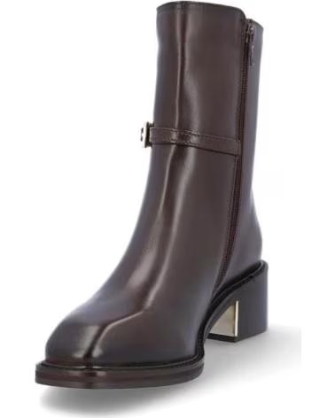 CARAMELO BOTINES DE MUJER CAR669-18 PIEL MARRÓN MARRONPIEL MARRON