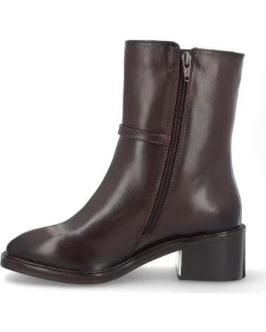 CARAMELO BOTINES DE MUJER CAR669-18 PIEL MARRÓN MARRONPIEL MARRON
