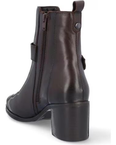 CARAMELO BOTINES DE MUJER CAR650-18 PIEL MARRÓN MARRONPIEL MARRON