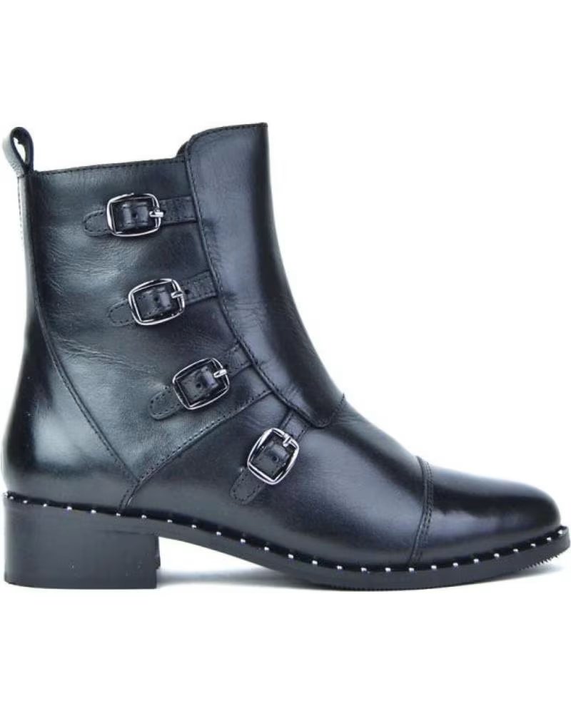CARAMELO STIVALETTI DONNA CAR5420-11 PELLE NERO PIEL NEGROPIEL NEGRO