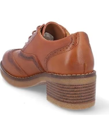 NATURE SCARPA OXFORD DONNA N120-33 PELLE CAMEL PIEL CAMELPIEL